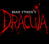 Bram Stoker's Dracula (USA, Europe) Title Screen
